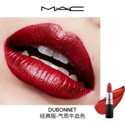 魅可口红 108#牛血色(润泽) 哑光滋润显色丰润唇膏女士子弹头口红3g