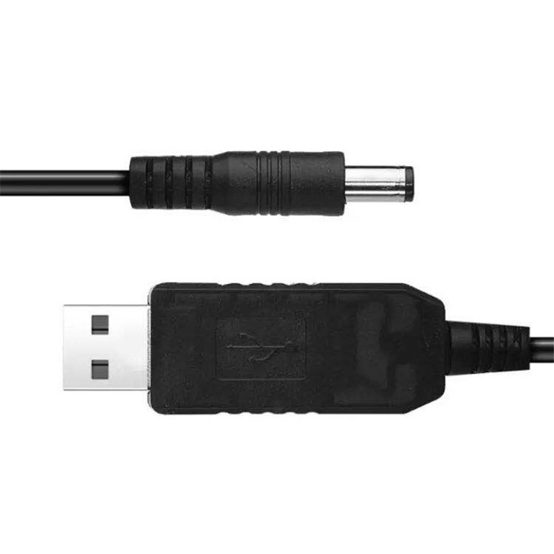 甲骨四堂 USB升压线 12V 5.5接口 断电克星 移动电源连接路由器 IPTV网关 音响