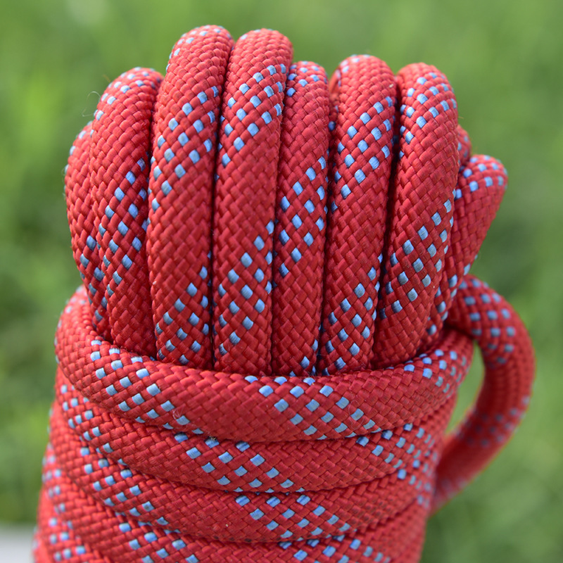 10mm10米送双钩手套登山安全绳户外攀岩绳家用尼龙攀登绳子加粗16mm