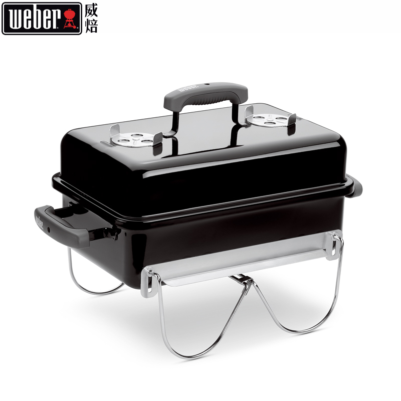 威焙(weber) Go-anywhere 便携式炭烧焖烤炉烧烤炉户外木炭烧烤架多功能家用烤串炉子3-5人野外焖烤炉