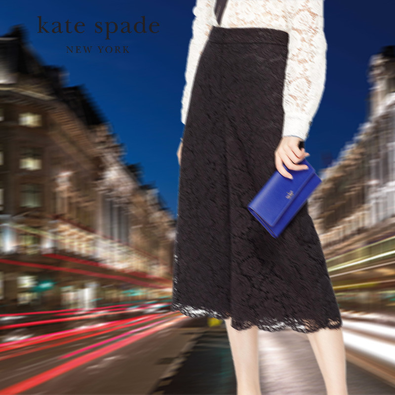 [直营]凯特·丝蓓(KATE SPADE) 迷你翻盖信封包 单肩斜跨包 硬 皮革 搭扣 KS女包PWRU5288