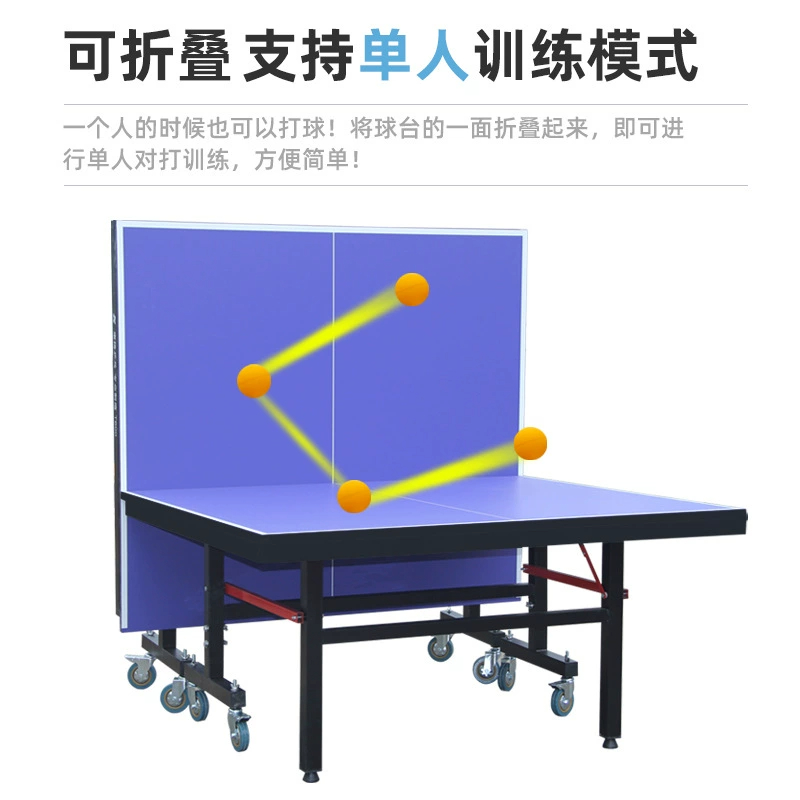 赛伯泰克(Cybertect) 乒乓球桌套装室内外球台可折叠网架可移动含球拍围挡球 AX1532(单位:套)高清大图