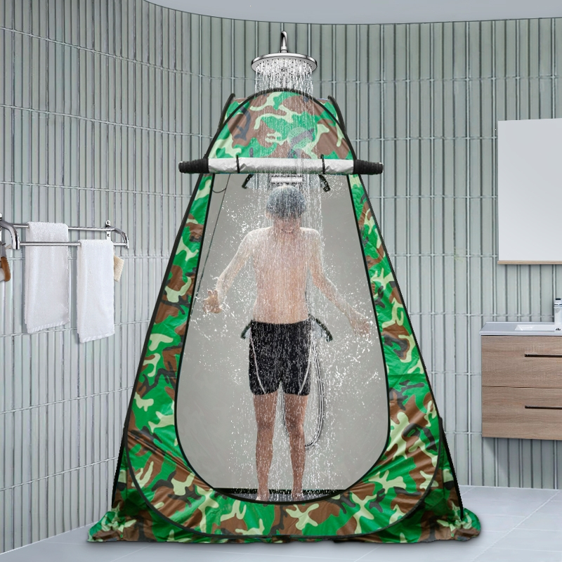 户外洗澡帐篷浴帐淋浴罩农村家用保暖闪电客简易移动厕所更衣换衣服