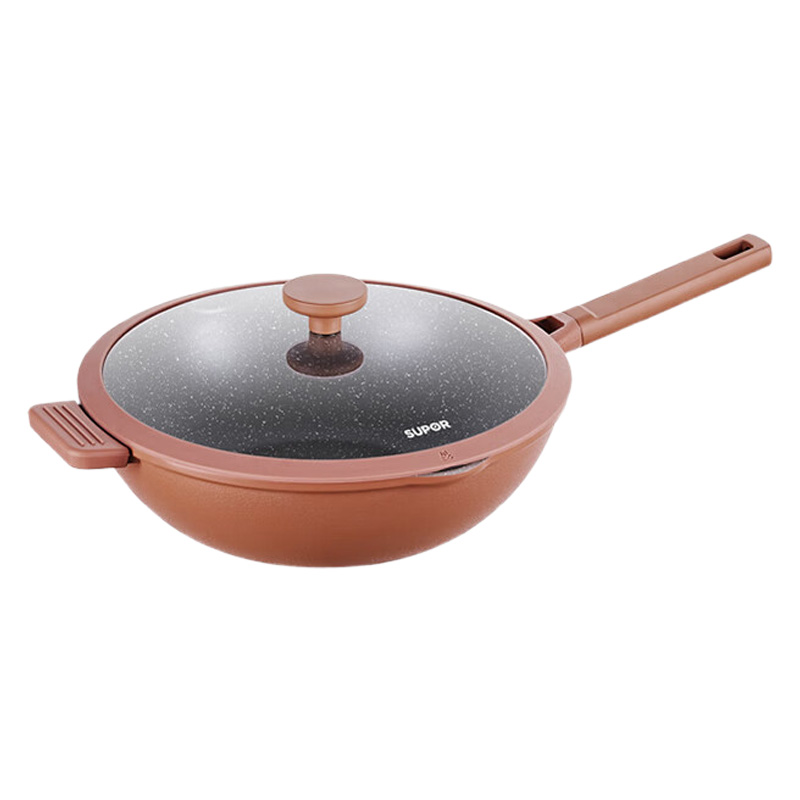 苏泊尔炒锅28cm导热均匀耐磨耐铲简约便捷EC28AKJ01