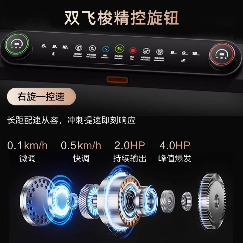 舒华E9家用马拉松跑步机大型室内运动健身器材健身房减肥专用爬坡 SH-T699高清大图