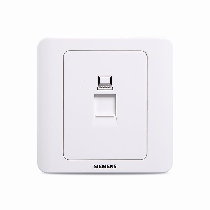 千兆六类网线插座面板网口网络直通单口86型6类线电脑插座