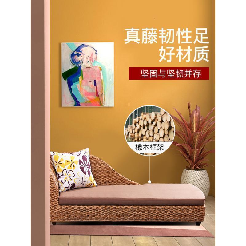 森美人藤编贵妃椅简约单人贵妃榻美人贵妃沙发躺椅太妃椅轻奢贵妃床藤椅高清大图
