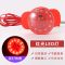 带2米灯线+LED灯(升级款) 40#[全红](1个)|灯笼大门口旋转门口灯笼红灯笼春节转灯笼六角灯笼电动灯笼充电