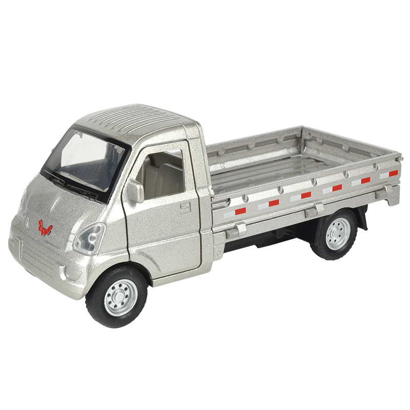 仿真合金工程车模型五菱宏光轻型卡车货车荣光儿童玩具回力小汽车柳州