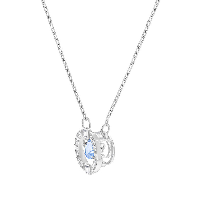 SWAROVSKI 施华洛世奇 人造仿水晶项链跳动的心精致百搭吊坠锁骨链女5279425 礼物女轻奢饰品