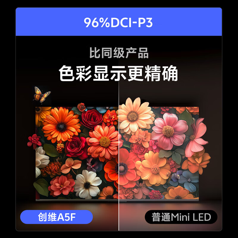 创维电视65A5F 65英寸MiniLED内置回音壁官方正品电视机以旧换新高清大图