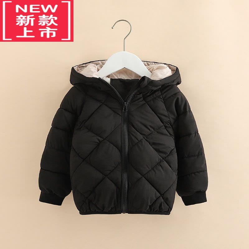 可莉允宝宝连帽棉服2022冬装新款男童女童装儿童外套xn-0213图片