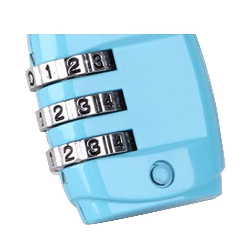 苏识 ZCC303蓝 三位密码锌合金 密码锁 (计价单位:个) 蓝色高清大图