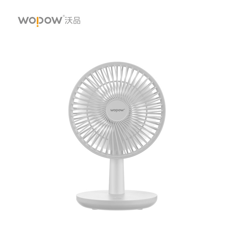 沃品WOPOW FA12台式小风扇 电风扇 usb静音大风力 小电扇型便携
