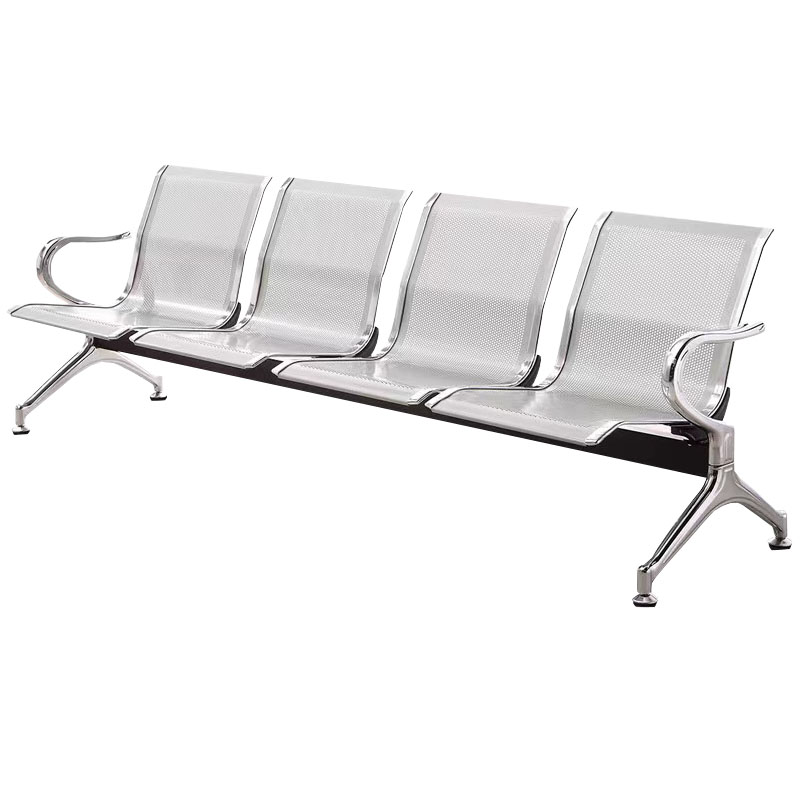 晋舰 钢制排椅机场椅加固加厚医院长椅候诊椅连排输液等候椅 B款四人位