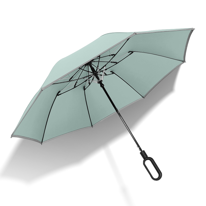 美度欧款二折伞半自动折叠晴雨伞两用男士商务加大加固防风双人伞男女户外伞M200