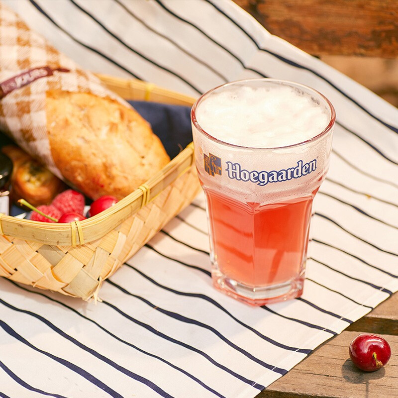 福佳玫瑰红啤酒精酿风味果啤310ml24听罐装整箱装