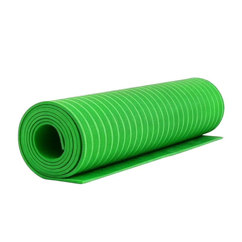 天空桥 高压绝缘垫 绿色条纹10mm*1m*10m 卷高清大图