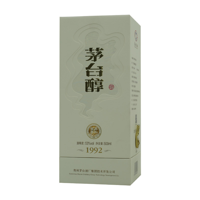 茅台醇1992 53度500ml*1盒装 酱香型白酒 入口柔顺