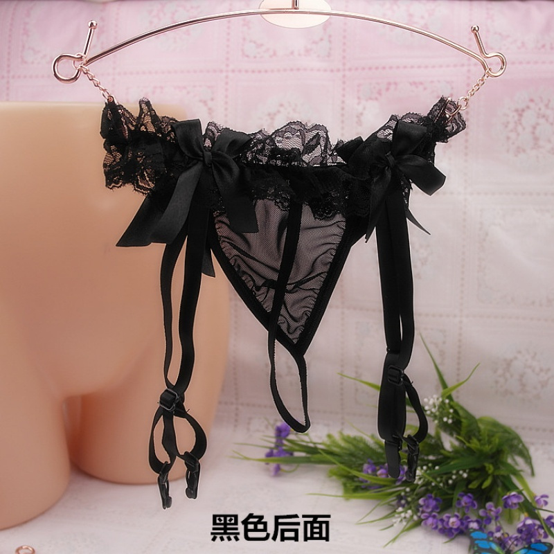 大码性感带丝袜蕾丝透明长筒袜超薄袜带胖mm激情套装sm