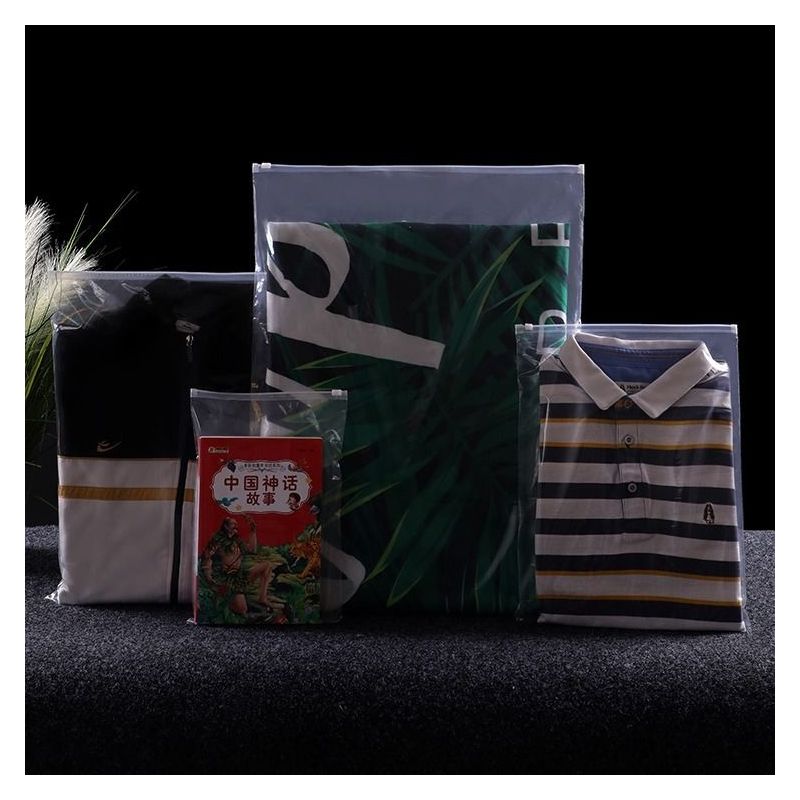 透明拉链袋服装拉链自封袋收纳袋包装袋拉链透明塑料袋|数量50个 40*60cm