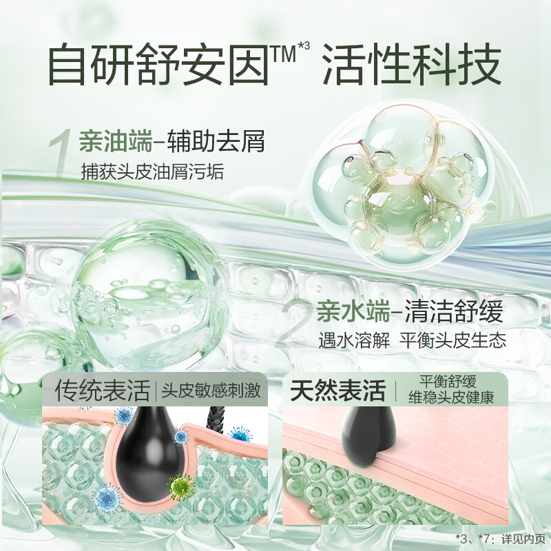 阿道夫 天然香植物香氛洗发露 (头皮去屑) 400ml 舒缓止痒 天然香植物香氛高清大图