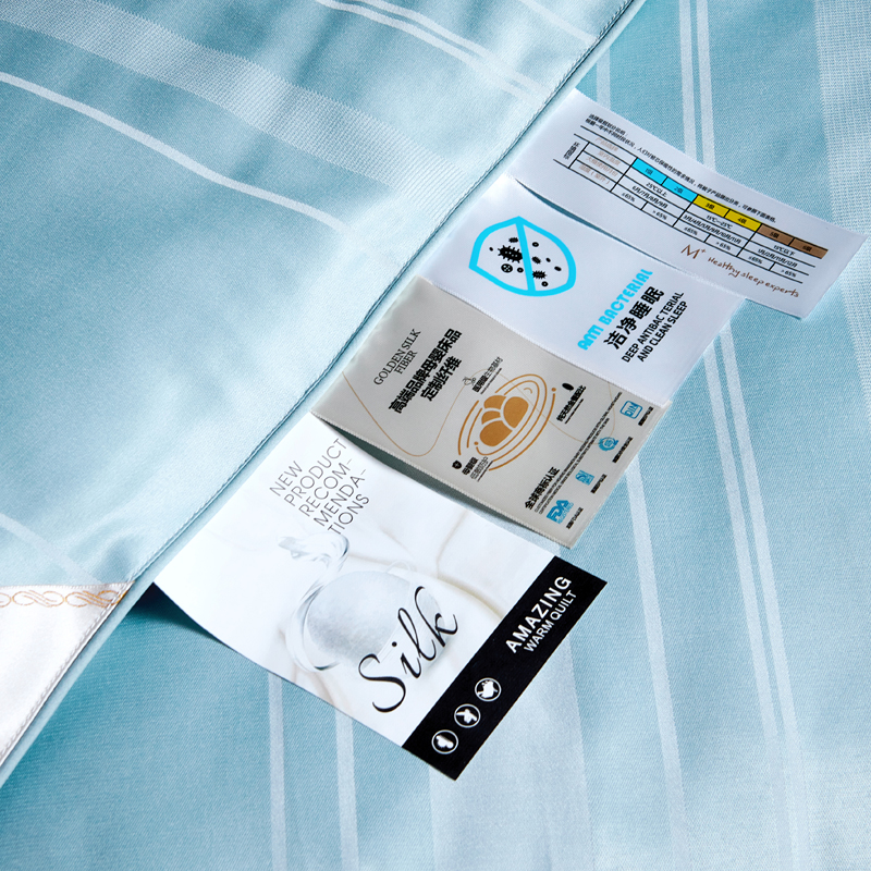 雅鹿莫代尔提花蚕丝被冬被高清大图