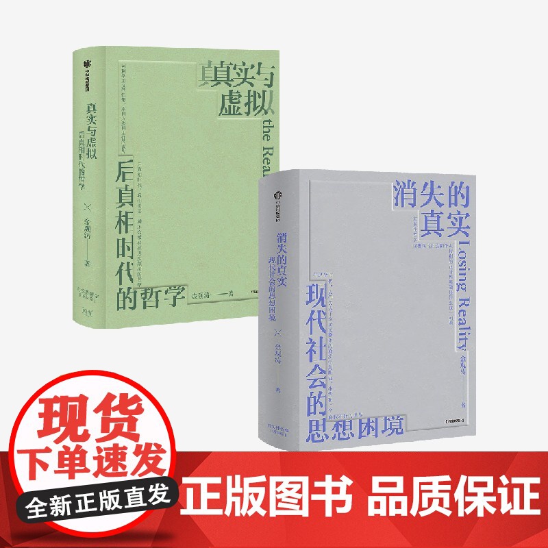 真实与虚拟+消失的真实(套装2册) 金观涛著高清大图