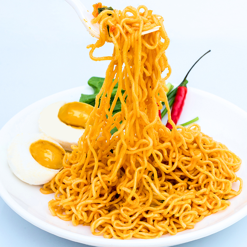 [15袋组合装]俏逗妈越南咸蛋黄面干拌面15袋混合装正宗速食方便面高清大图