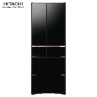 Hitachi/日立 R-G590GC日本整机进口电脑控温多门无霜风冷电冰箱-水晶黑