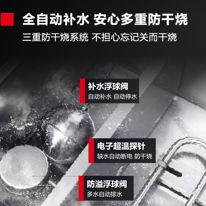 德玛仕(DEMASHI)双门三门12盘商用蒸饭柜食堂蒸柜蒸饭车海鲜电蒸箱蒸包炉器蒸饭机全自动蒸饭箱ZFG-12G-3高清大图