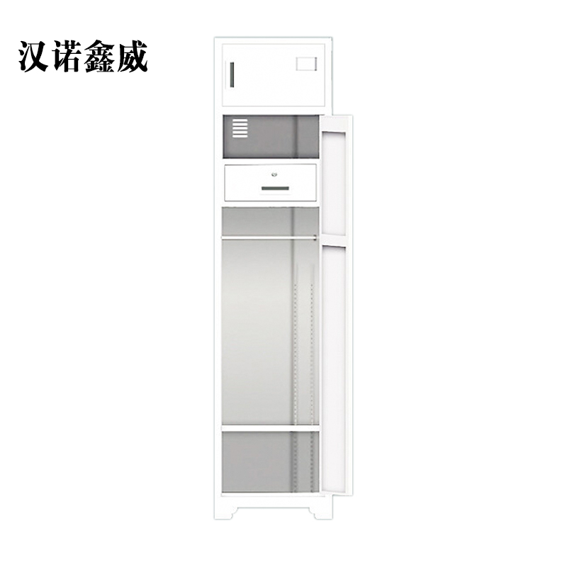 汉诺鑫威员工储物柜文件柜存放柜子更衣柜单门更衣柜高清大图