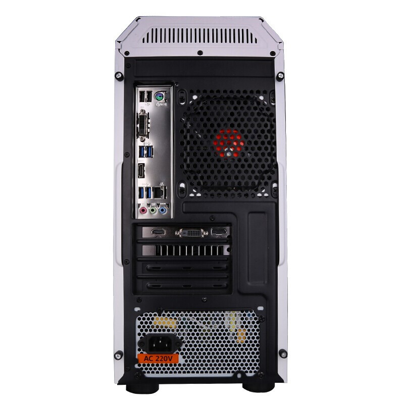 攀升 赛格 游戏台式电脑主机(AMD锐龙 R5 2600 16G内存 GTX1660 6G独显 )台式电脑 主机 DIY组装电脑台式机 组装机 游戏台式机 电脑组装
