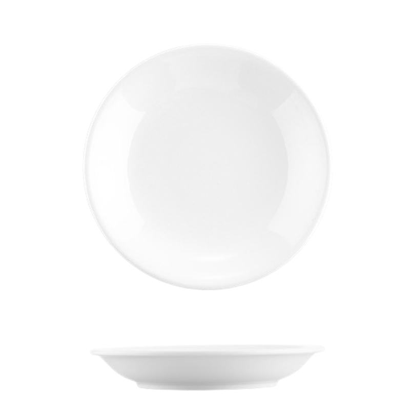 东升美辰 深圆盘9.4寸白色密胺 DS-BH122 个高清大图