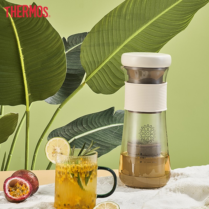 膳魔師(THERMOS)咖啡冷萃机夏季无线便捷冷萃壶冷萃杯萃取杯花茶咖啡壶冷萃茶壶 EHA-3501E高清大图