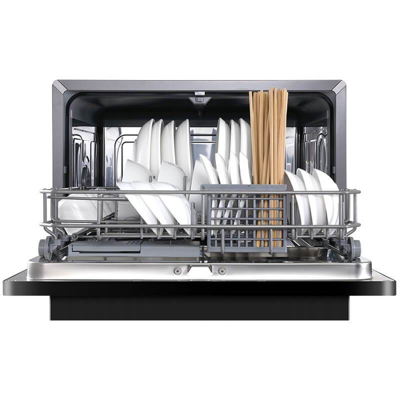 万和vanward高压喷淋智能新风洗烘存一体洗碗机wtp6t500