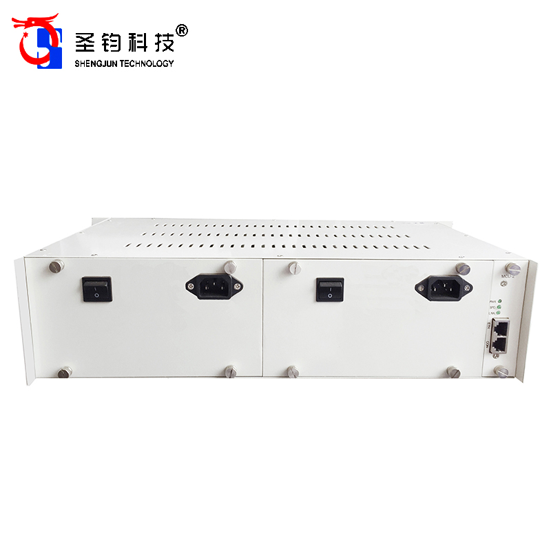 圣钧科技SHENGJUN TECHNOLOGY 机架式收发器机框 机框-16槽位+台高清大图