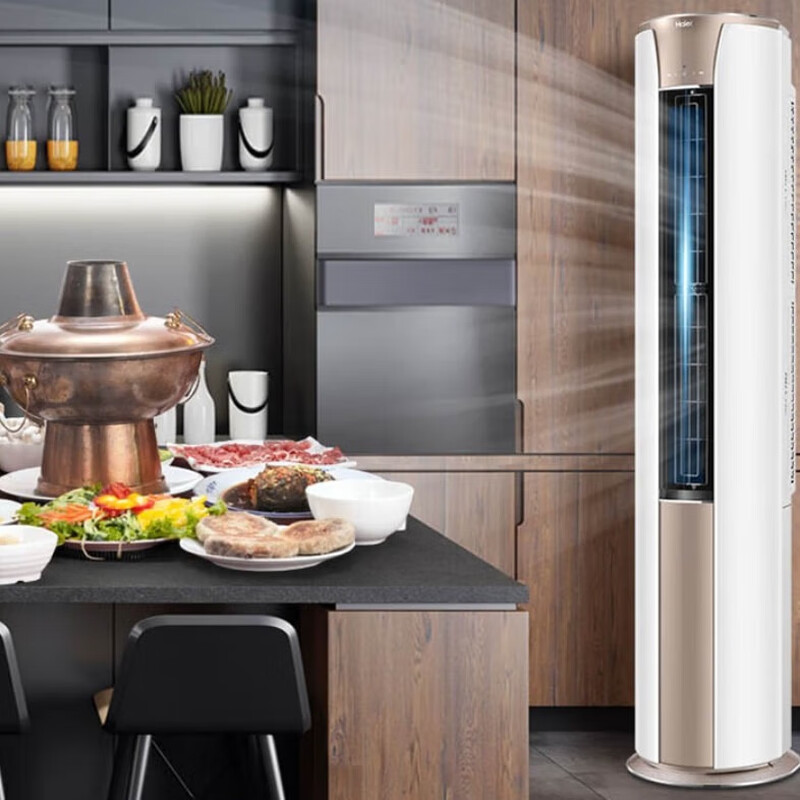 海尔(Haier)空调 3匹 一级能效变频冷暖 立柜式空调 KFR-76LW/26KDB81U1高清大图