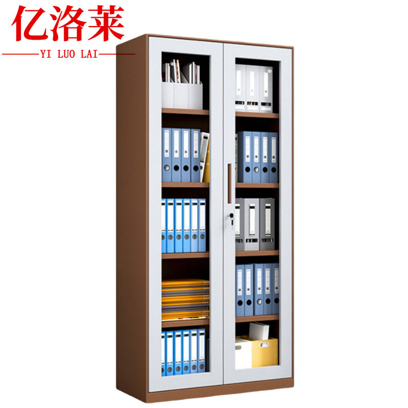 亿洛莱 拆装文件备品柜 通玻 900*400*1850mm 台高清大图