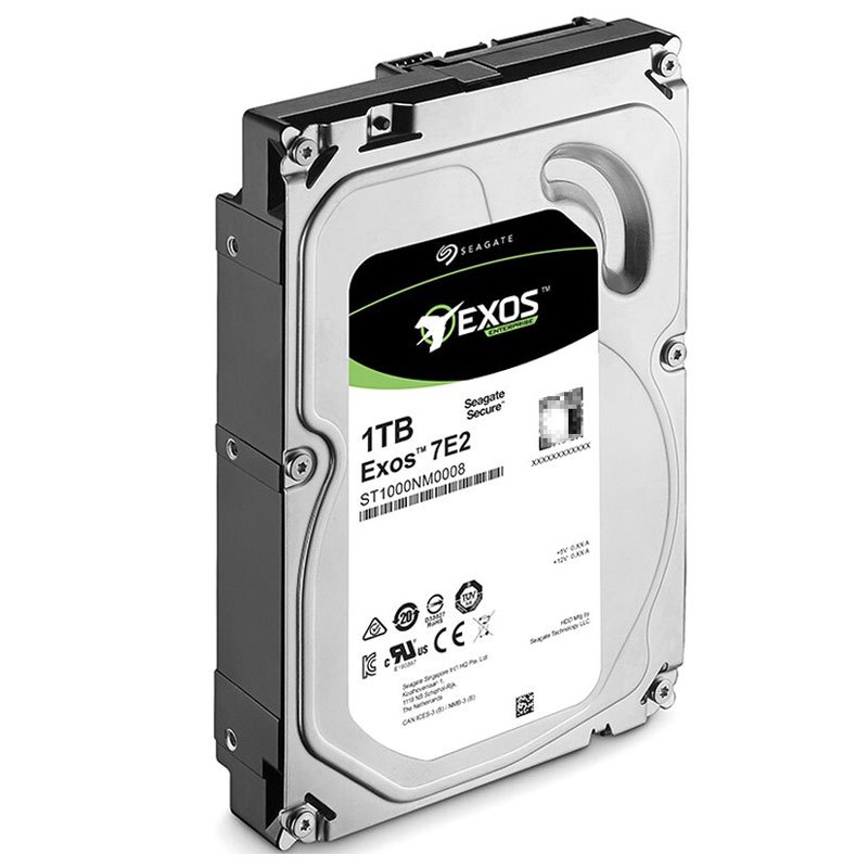 希捷(Seagate) 企业级硬盘 ST1000NM008 银河系列 128MB 7200RPM SATA接口 1TB