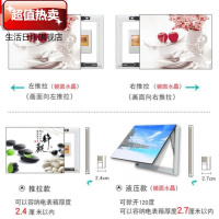 。配电箱装饰画简约现代推拉式总闸玄关轨道式餐厅茶室免钉 吉祥鹿 40高*50宽【遮挡30*40cm】30mm厚板
