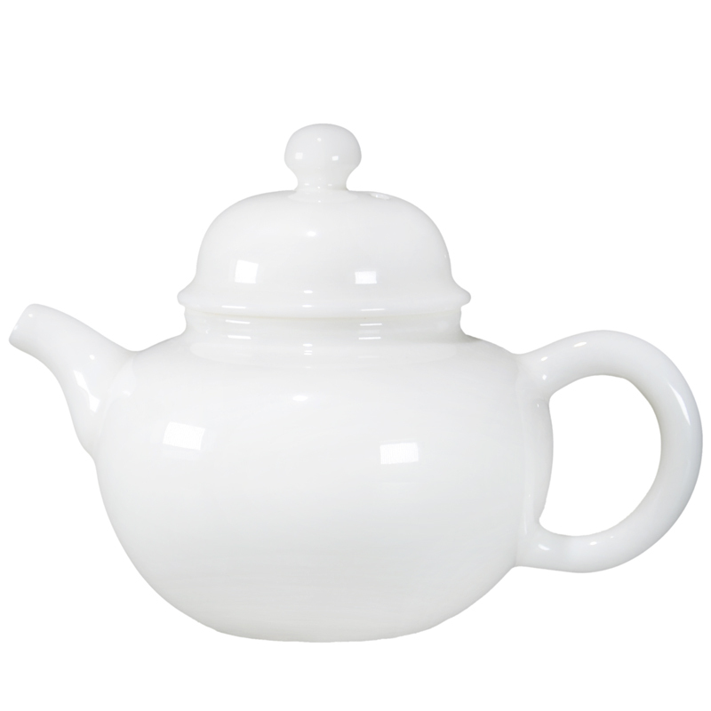 茶壶陶瓷单壶茶具陶瓷泡茶壶煮茶壶功夫茶家用西施茶壶上釉白瓷壶(请先与客服确认再)