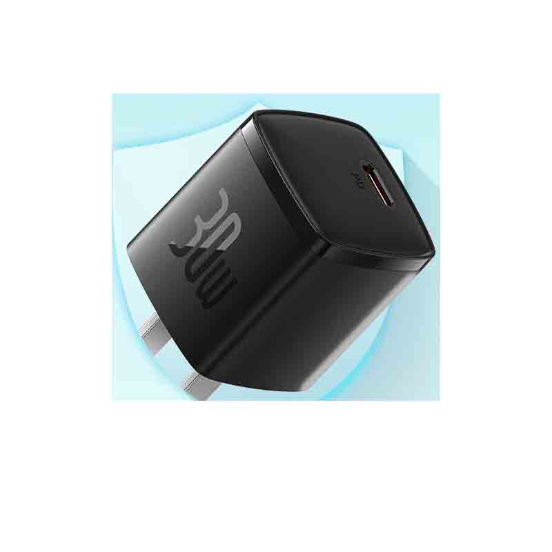 倍思 苹果数据线航空C转L20W 2m 黑+30W小方块Pro充电器1C 黑 适用于iPhone系列充电数据线高清大图
