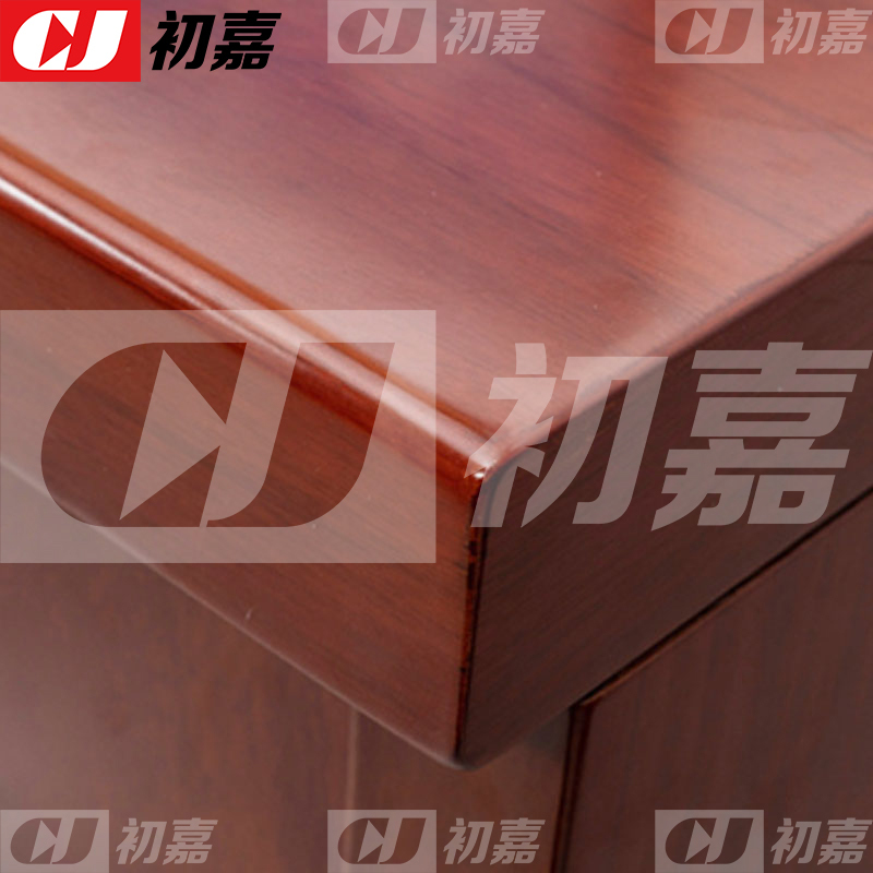 初嘉(CJ) 升降电脑桌多媒体办公桌会议培训桌 2.4米三人位