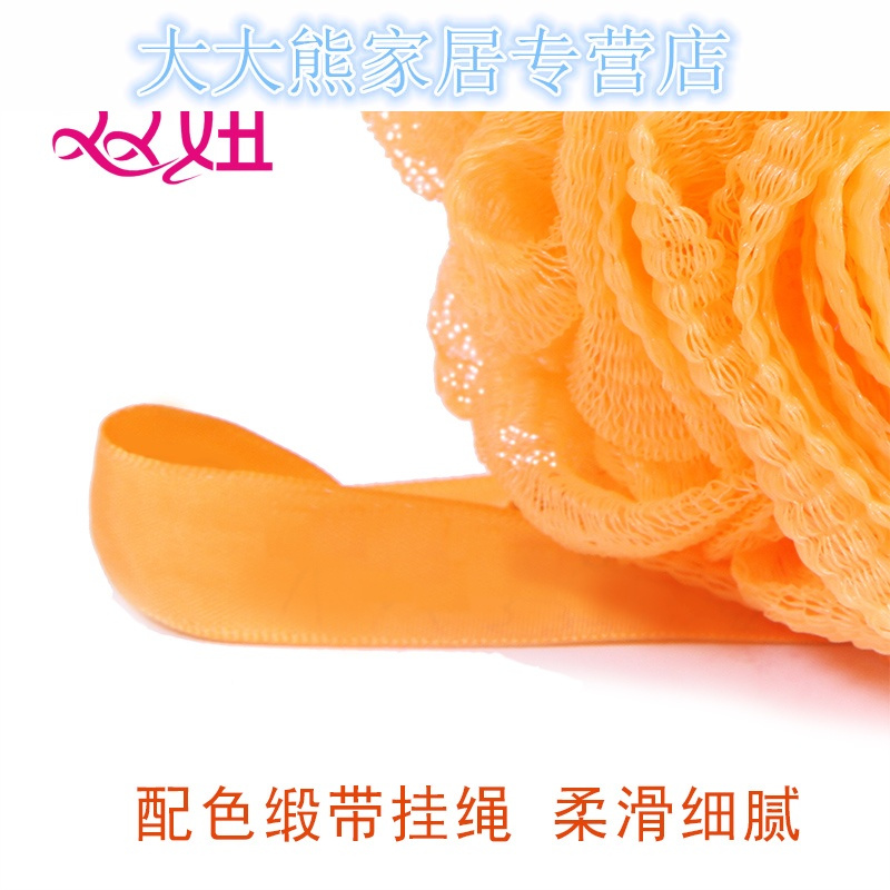 纯色加密不散加厚打泡泡浴球柔软沐浴球洗澡浴花搓澡