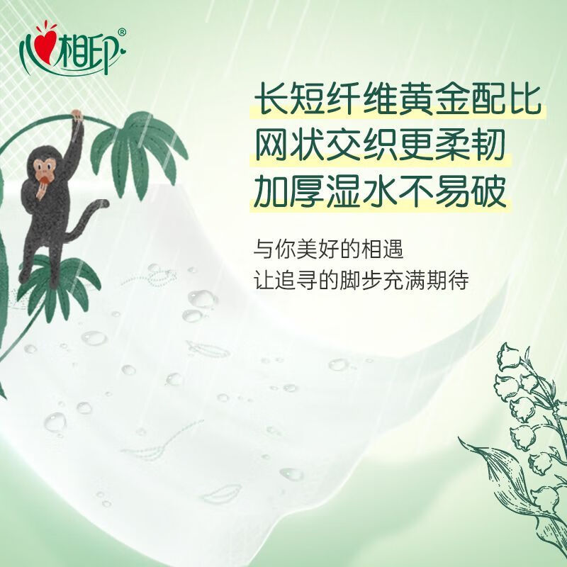 心相印DT15100(电商箱装)心相印茶语丝享100抽24包三层塑装面巾纸IP款高清大图
