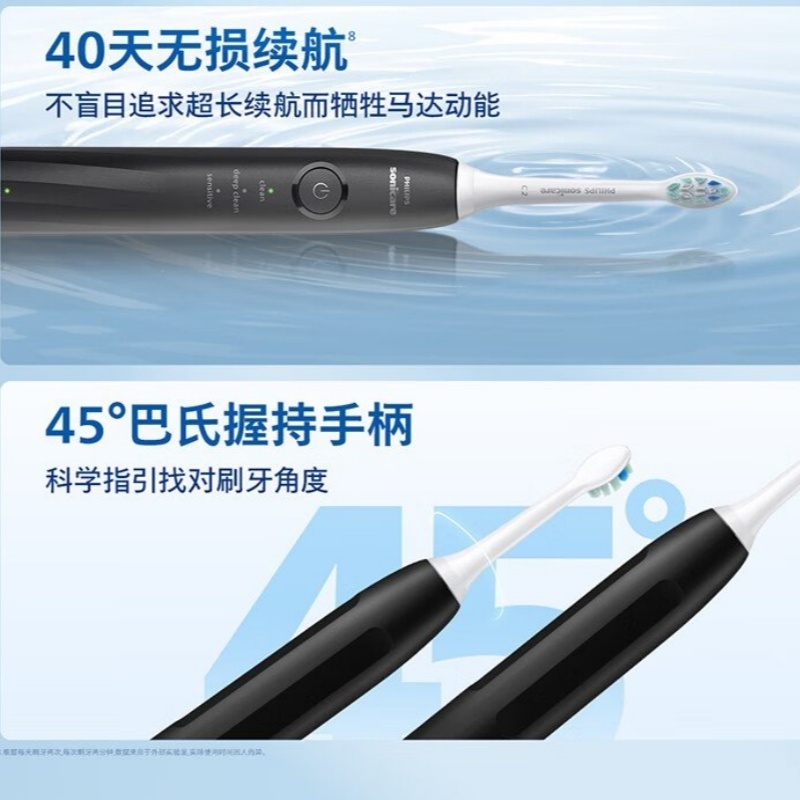 飞利浦(PHILIPS)[肖战推荐]电动牙刷钻石1系量子黑HX5070/01高清大图