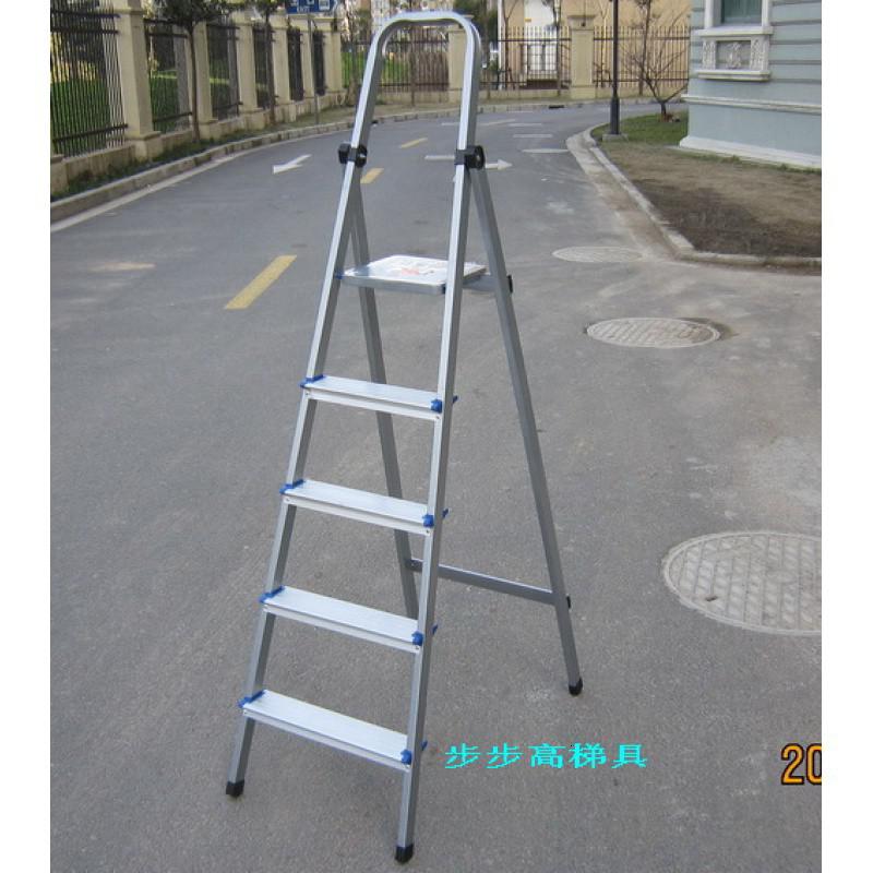 梯子 家用梯子 折叠梯 人字梯 铝合金梯子 钢铝梯,梯具 三维工匠 4步踩梯高清大图