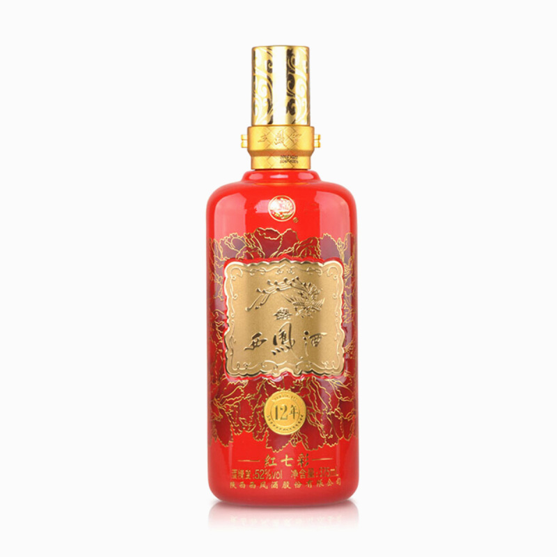 西凤 七彩系列(12年)52度375ml单瓶装凤香型白酒(电商版)
