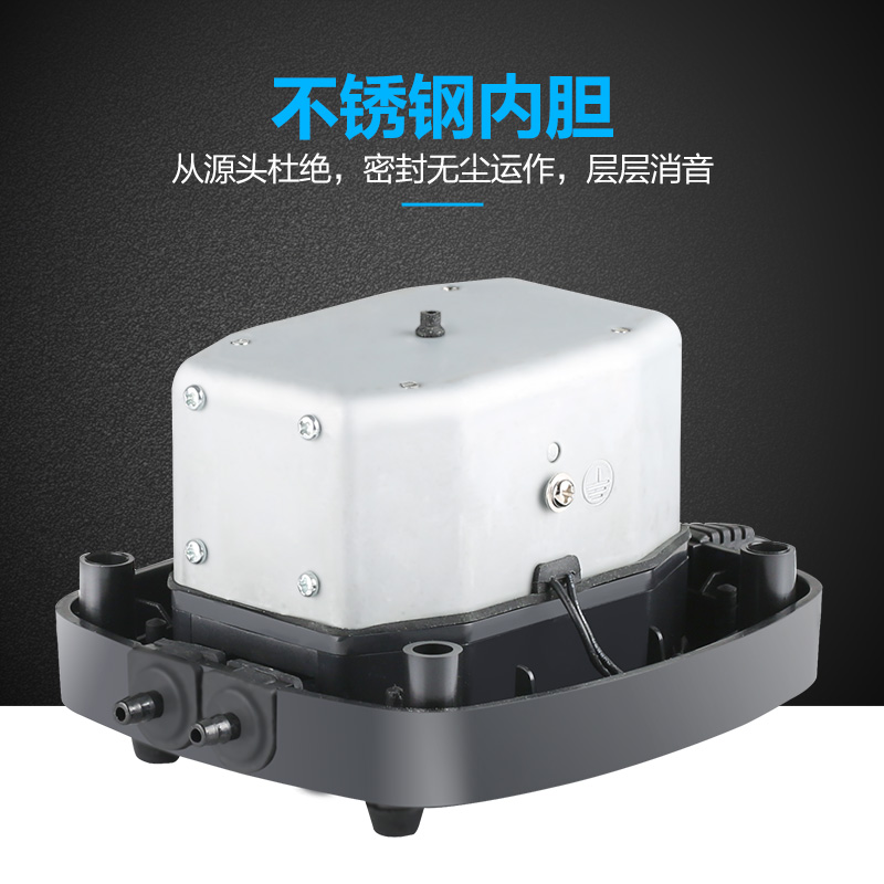 增氧泵氧气泵大功率鱼缸充氧泵水族箱养鱼小型增氧机高清大图